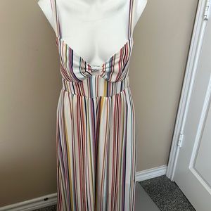 Womens stripped multicolor dress size Large